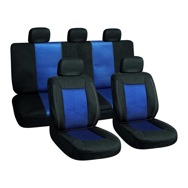 Univerzális autó üléshuzat kék, első + hátsó ülések, 7763