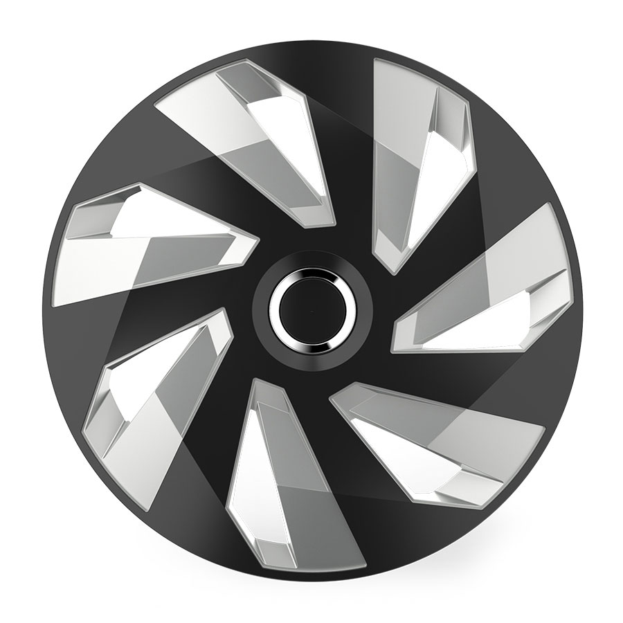 Dísztárcsa 14" Vector RC black and silver V