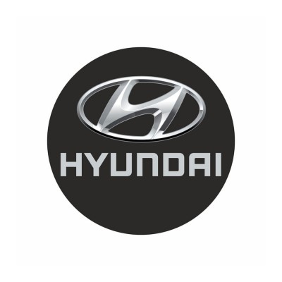 Dísztárcsa matrica - 4db Hyundai 55mm - ZP046c