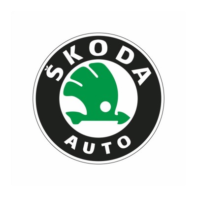 Dísztárcsa matrica - 4db Skoda 75mm - ZP443